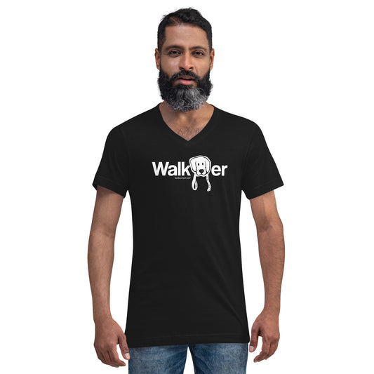 Unisex Short Sleeve Walker V-Neck T-Shirt