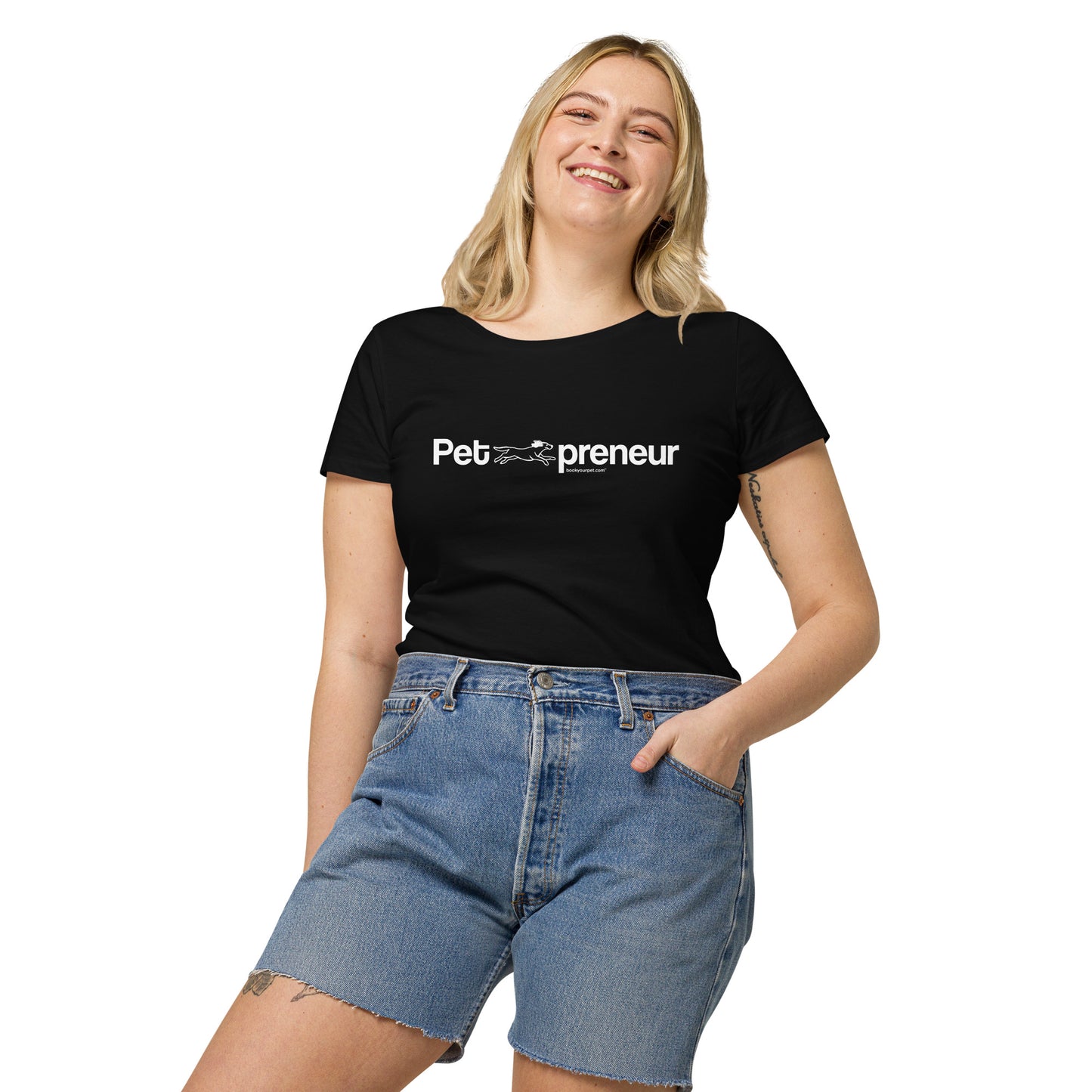 Women’s basic PetPreneur Dog organic t-shirt